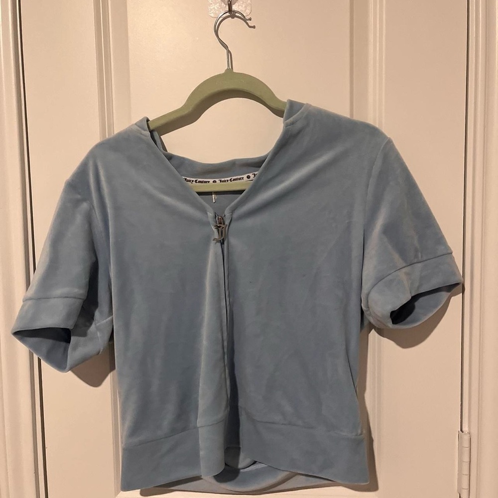 Juicy Couture Blue Short Sleeve Tee Casual Essential